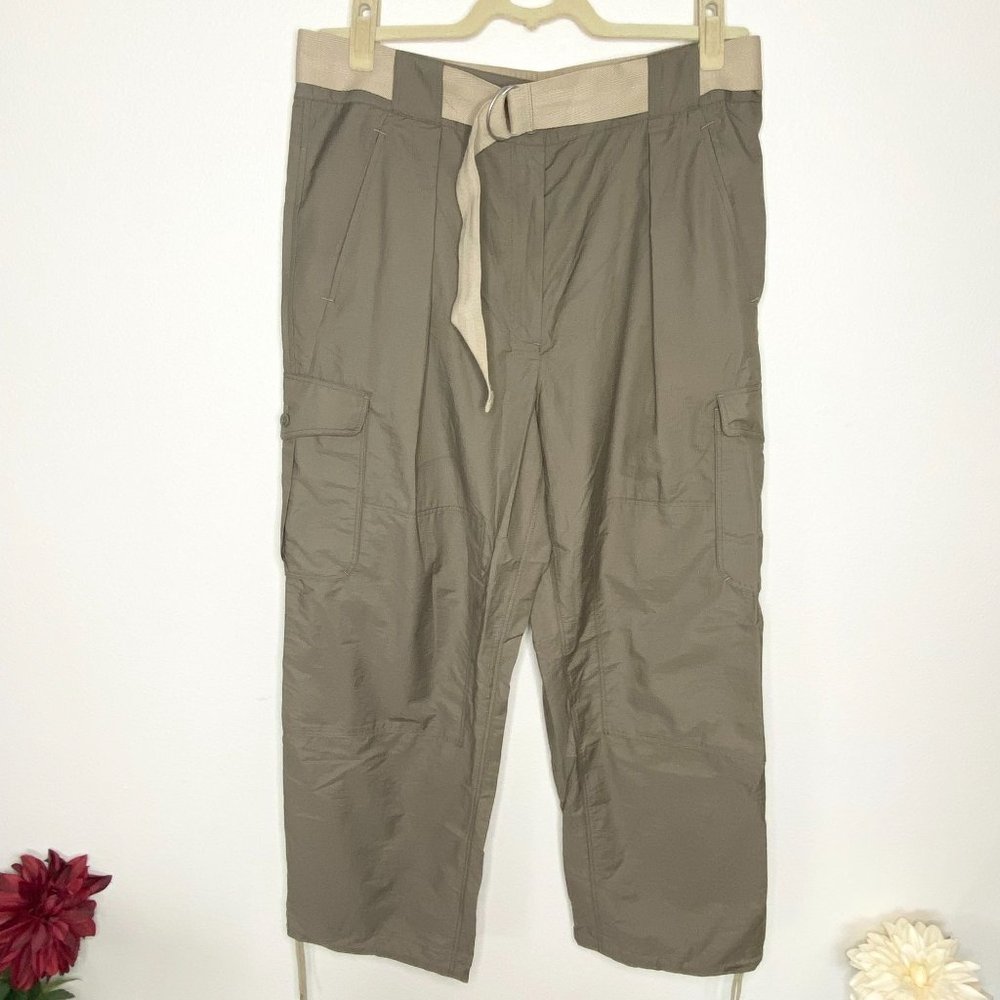 NEW Rag & Bone Brown Cargo Wide Leg High Rise Pilot Pant 90s Y2K Style